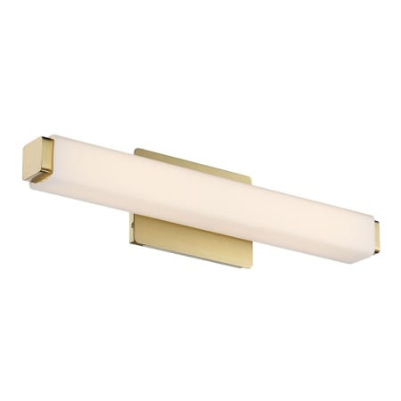 A large image of the Modern Forms WS-3120 Brushed Brass / 3500K