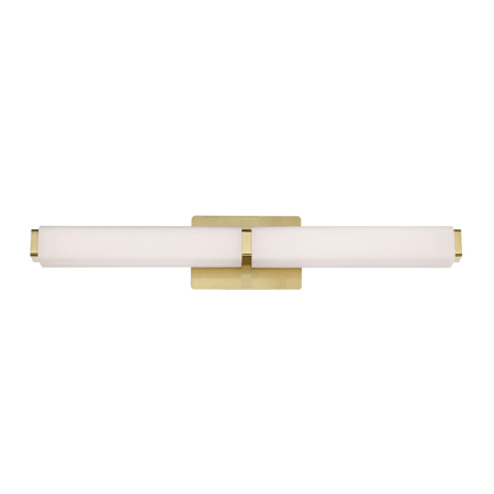 A large image of the Modern Forms WS-3127 Brushed Brass / 2700K