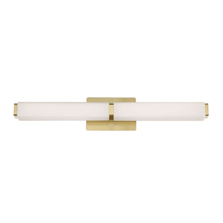 A large image of the Modern Forms WS-3127 Brushed Brass / 3000K