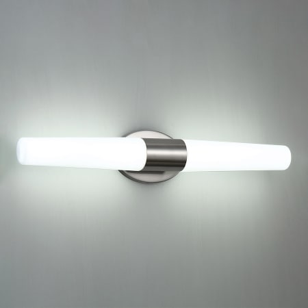 A large image of the Modern Forms WS-38826 Modern Forms-WS-38826-Lighted - Grey Background