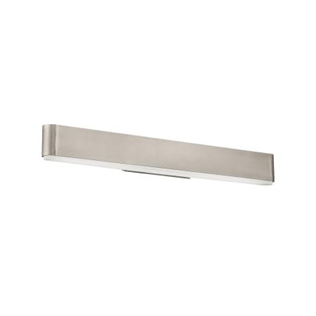 A large image of the Modern Forms WS-56124-27 Brushed Nickel