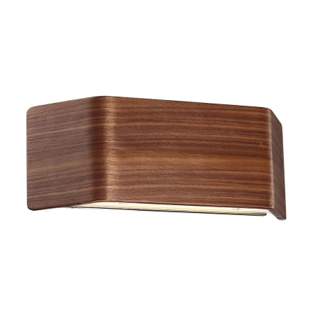 A large image of the Modern Forms WS-97614 Dark Walnut