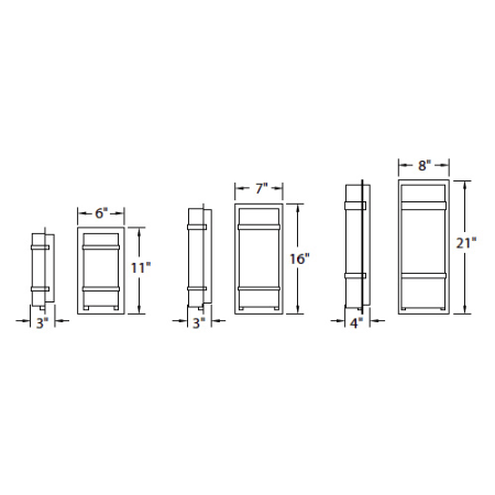 A large image of the Modern Forms WS-W1616 Modern Forms WS-W1616