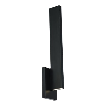 A large image of the Modern Forms WS-W18122-40 Black