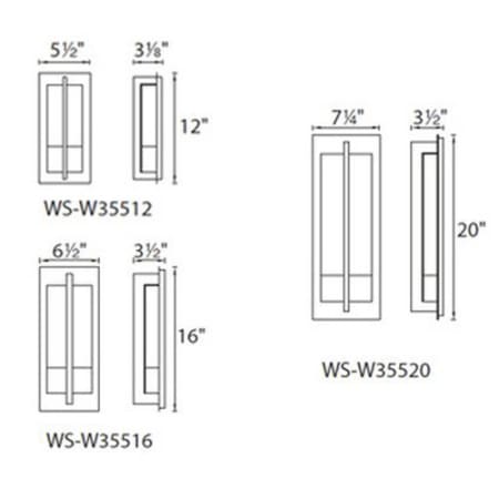 A large image of the Modern Forms WS-W35520 Modern Forms WS-W35520