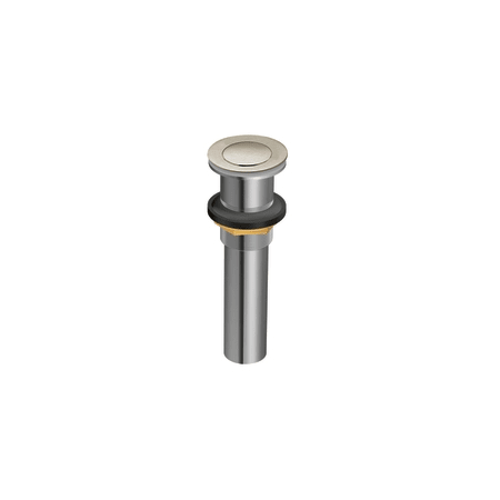 A large image of the Moen 140780 Brushed Nickel