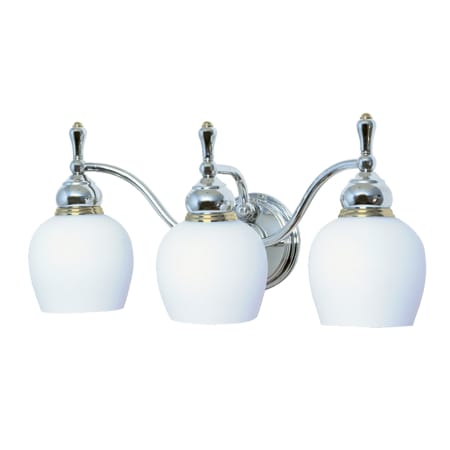Moen 18011 16 Chrome And Brass Three Light Bathroom Fixture Matching A Large Image Of The Moen 18011 Chrome And Brass