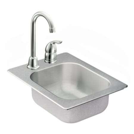 A large image of the Moen 22245 Stainless