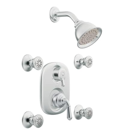 A large image of the Moen 243 Chrome