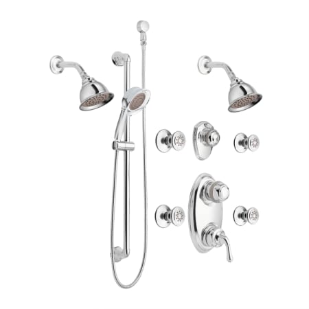 A large image of the Moen 245 Chrome