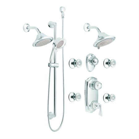 A large image of the Moen 255 Chrome