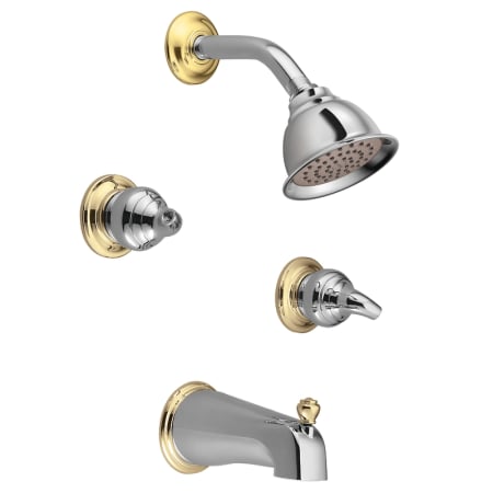 A large image of the Moen 2594CP Chrome/Polished Brass