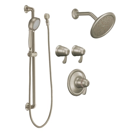 A large image of the Moen 270 Brushed Nickel