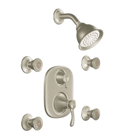 A large image of the Moen 273 Brushed Nickel