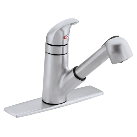A large image of the Moen 67315BC Brushed Chrome