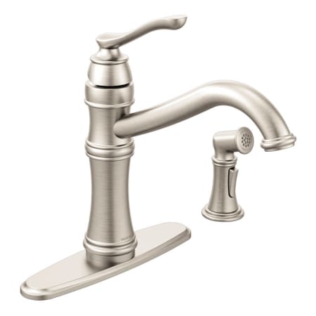 A large image of the Moen 7245 Spot Resist Stainless