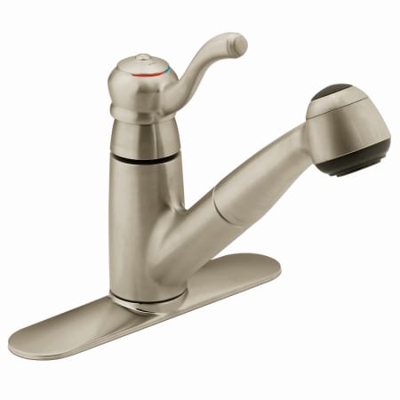 moen faucet colonade pullout kitchen stainless handle