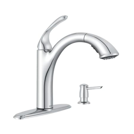 A large image of the Moen 87035 Chrome