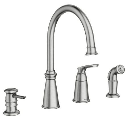 A large image of the Moen 87044 Spot Resist Stainless