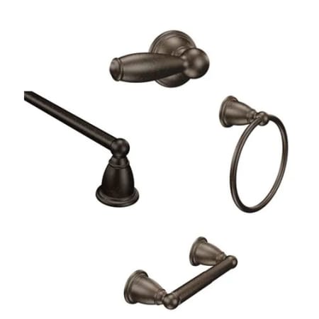 A large image of the Moen Brantford Accessories Bundle 1 Oil Rubbed Bronze