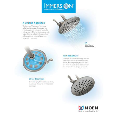 A large image of the Moen S6365EP Immersion Technology