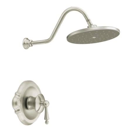 A large image of the Moen 1025 Shower Trim in Brushed Nickel