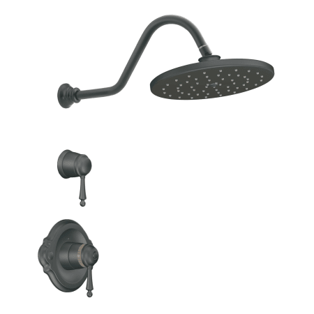 A large image of the Moen 1070 Shower Trim with Volume Control in Wrought Iron