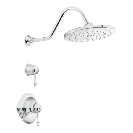 A large image of the Moen 1096 Shower Trim with Volume Control in Chrome