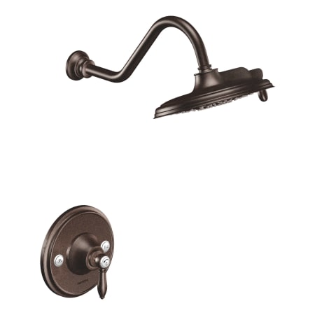 A large image of the Moen 3025 Shower Trim in Oil Rubbed Bronze