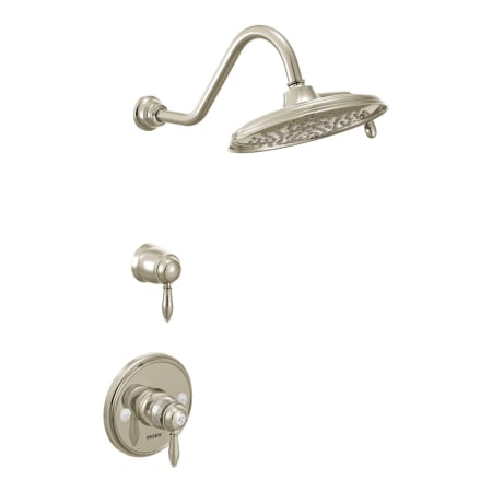 A large image of the Moen 3070 Shower Trim and Volume Control in Nickel