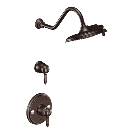 A large image of the Moen 3070 Shower Trim and Volume Control in Oil Rubbed Bronze