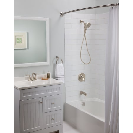 A large image of the Moen 3662EP Moen-3662EP-Brushed Nickel Lifestyle