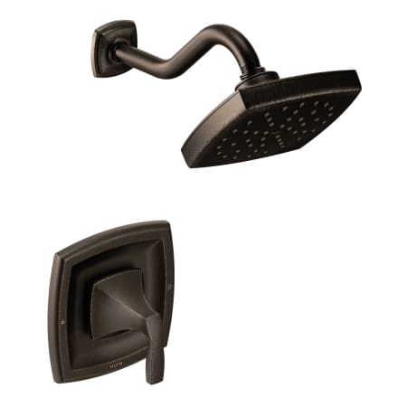 A large image of the Moen 435 Shower Trim in Oil Rubbed Bronze