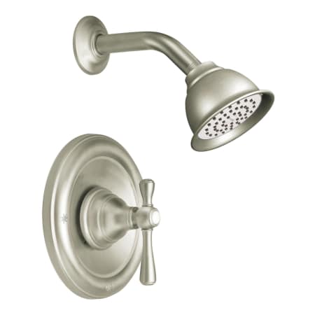 A large image of the Moen 535 Shower Trim in Brushed Nickel
