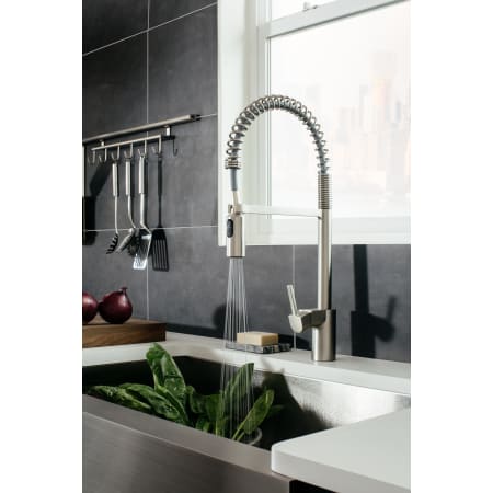 Moen 5923 Chrome Align Pre Rinse High Arc Kitchen Faucet