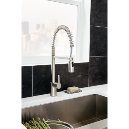 Moen 5923 Chrome Align Pre Rinse High Arc Kitchen Faucet