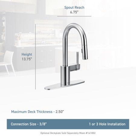 A large image of the Moen 5965 Moen-5965-Lifestyle Specification View