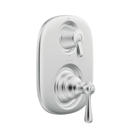 A large image of the Moen 602 Valve Trim with Integrated Diverter in Chrome