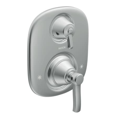 A large image of the Moen 603S Valve Trim with Integrated Diverter in Chrome