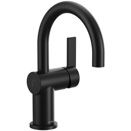 A large image of the Moen 6221EW Matte Black