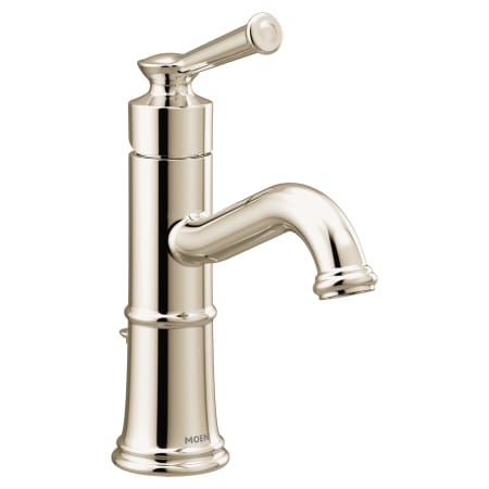 A large image of the Moen 6402 Polished Nickel