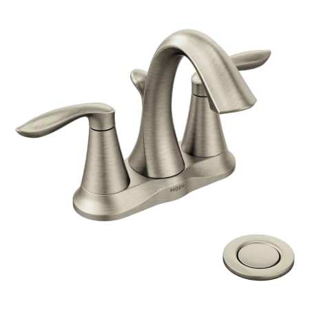 A large image of the Moen 6410 Brushed Nickel