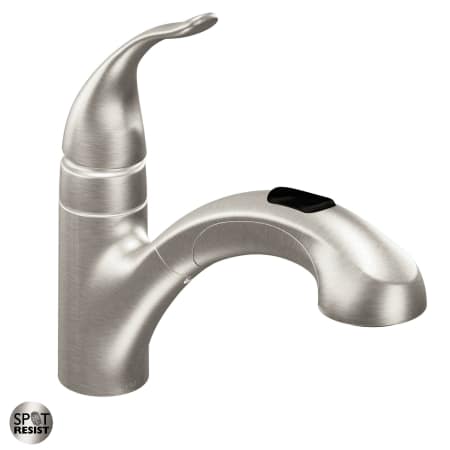 A large image of the Moen 67315 Spot Resist Stainless