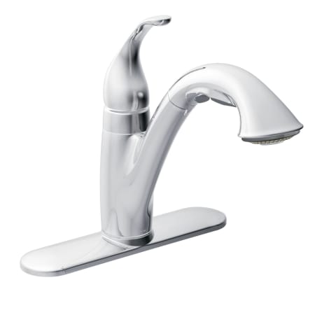 A large image of the Moen 67545 Chrome
