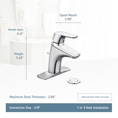 A large image of the Moen 6810 Moen-6810-Lifestyle Specification View