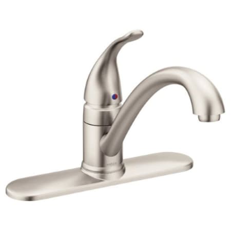 A large image of the Moen 7081 Spot Resist Stainless