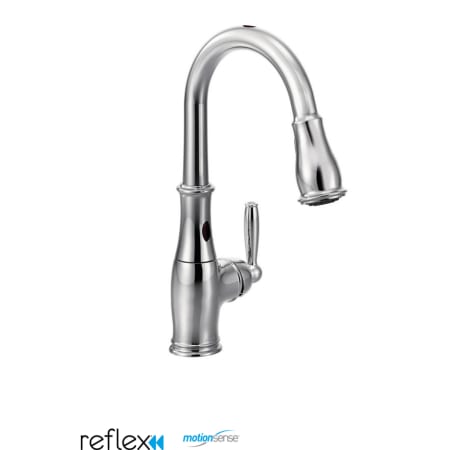 A large image of the Moen 7185E Chrome