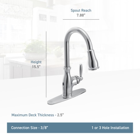 A large image of the Moen 7185EW Alternate Image