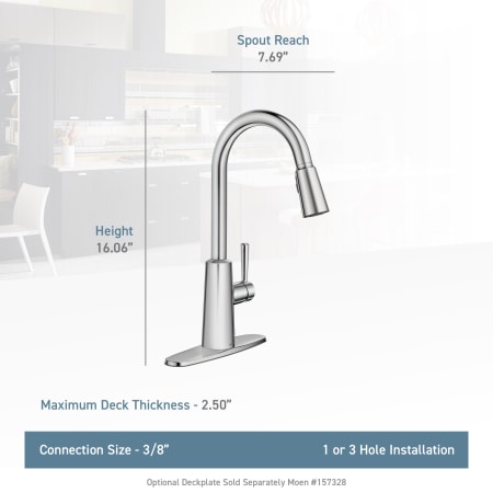 A large image of the Moen 7402 Moen-7402-Lifestyle Specification View