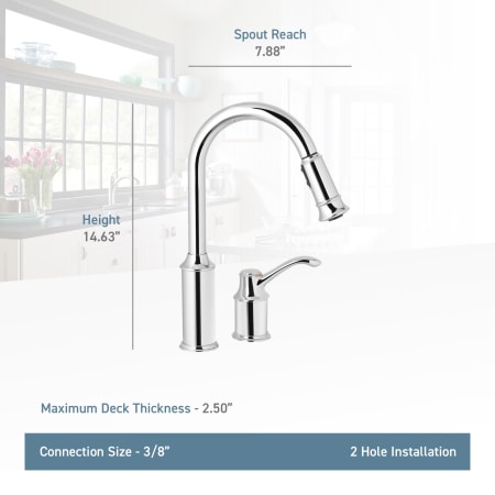 A large image of the Moen 7590 Moen-7590-Lifestyle Specification View